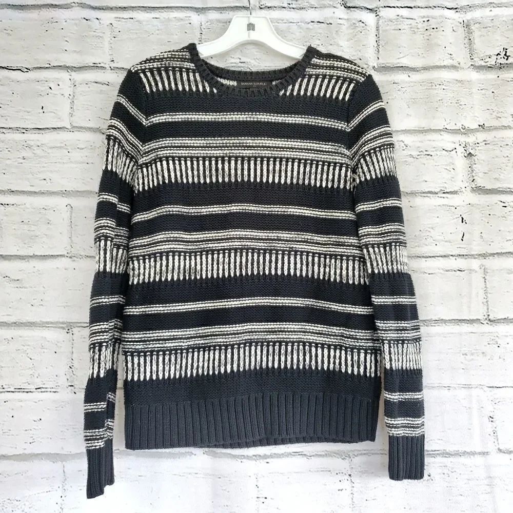 Banana republic thick cotton crewneck sweater